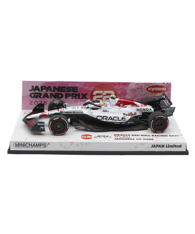 ミニチャンプス x 京商 別注 1/43スケール オラクル レッドブル レーシング ホンダ RB21 角田裕毅 2025年 日本GP /25f1/25jpm拡大画像