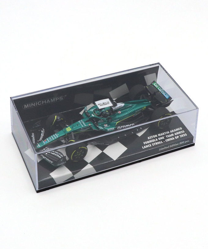 ミニチャンプス 1/43スケール アストンマーチン アラムコ F1 チーム AMR25 ランス・ストロール 2025年 中国GP /25f1m拡大画像