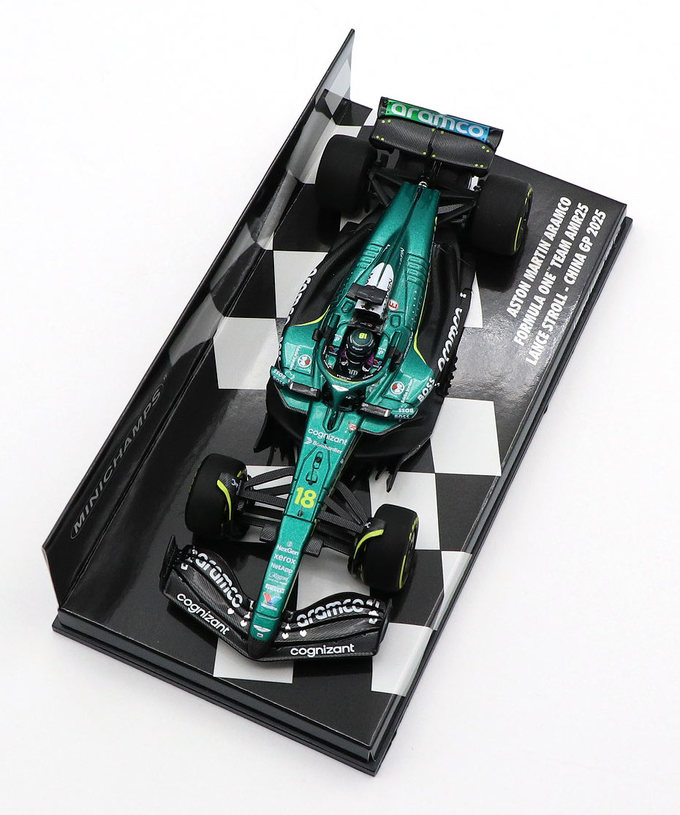 ミニチャンプス 1/43スケール アストンマーチン アラムコ F1 チーム AMR25 ランス・ストロール 2025年 中国GP /25f1m拡大画像
