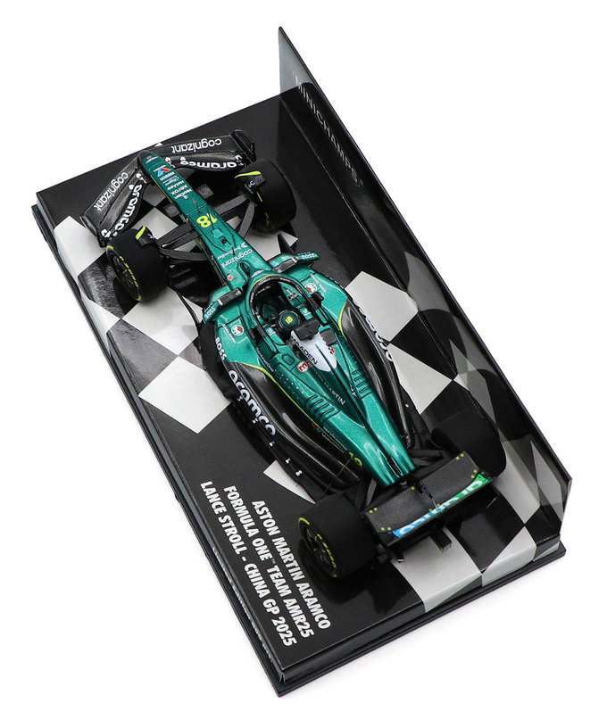 ミニチャンプス 1/43スケール アストンマーチン アラムコ F1 チーム AMR25 ランス・ストロール 2025年 中国GP /25f1m拡大画像