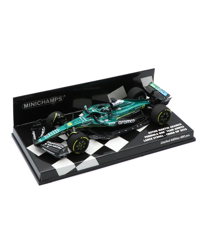 ミニチャンプス 1/43スケール アストンマーチン アラムコ F1 チーム AMR25 ランス・ストロール 2025年 中国GP /25f1m拡大画像