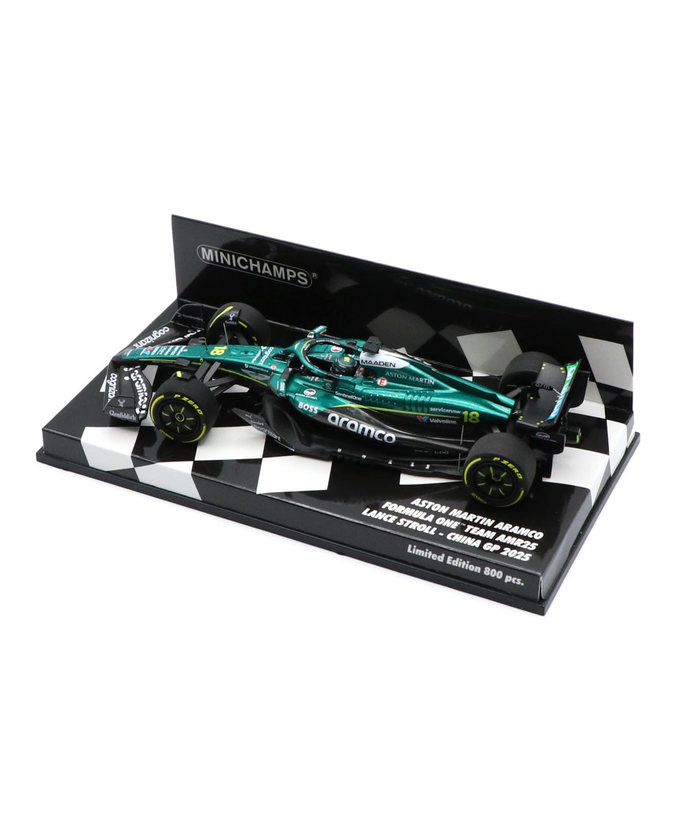 ミニチャンプス 1/43スケール アストンマーチン アラムコ F1 チーム AMR25 ランス・ストロール 2025年 中国GP /25f1m拡大画像