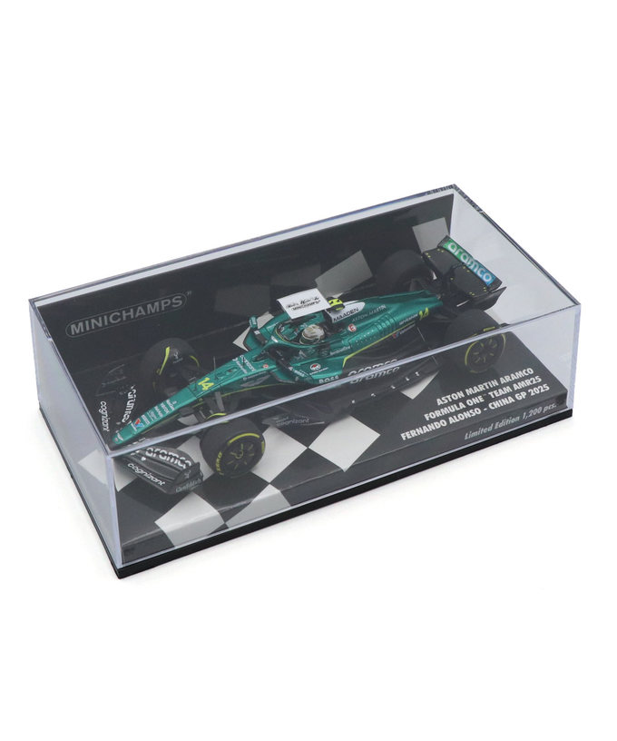 ミニチャンプス 1/43スケール アストンマーチン アラムコ F1 チーム AMR25 フェルナンド・アロンソ 2025年 中国GP /25f1m拡大画像