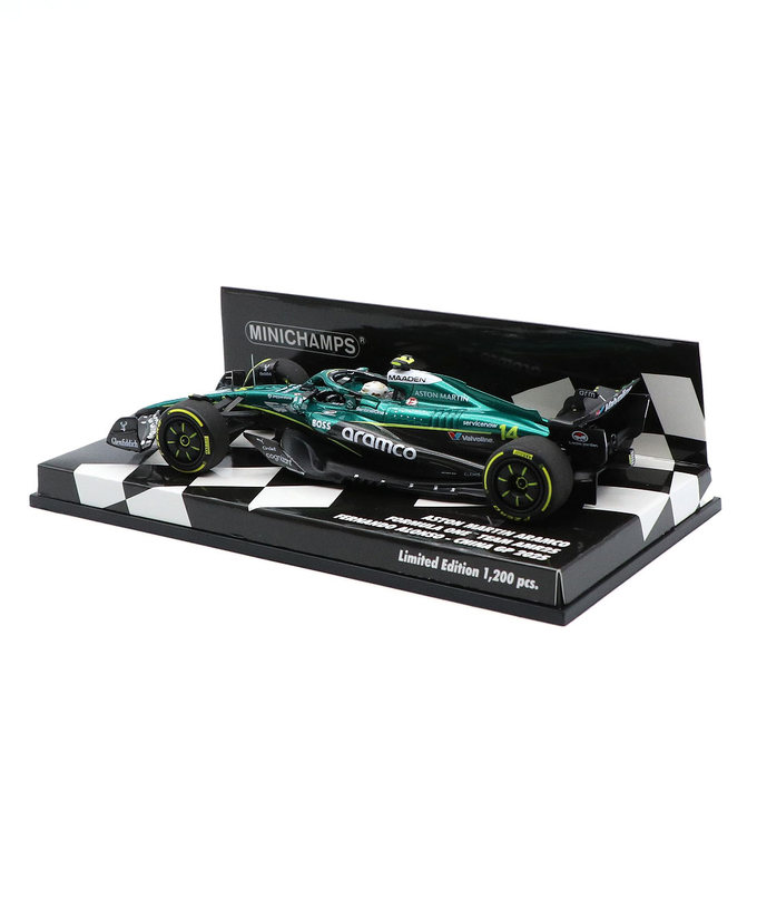 ミニチャンプス 1/43スケール アストンマーチン アラムコ F1 チーム AMR25 フェルナンド・アロンソ 2025年 中国GP /25f1m拡大画像
