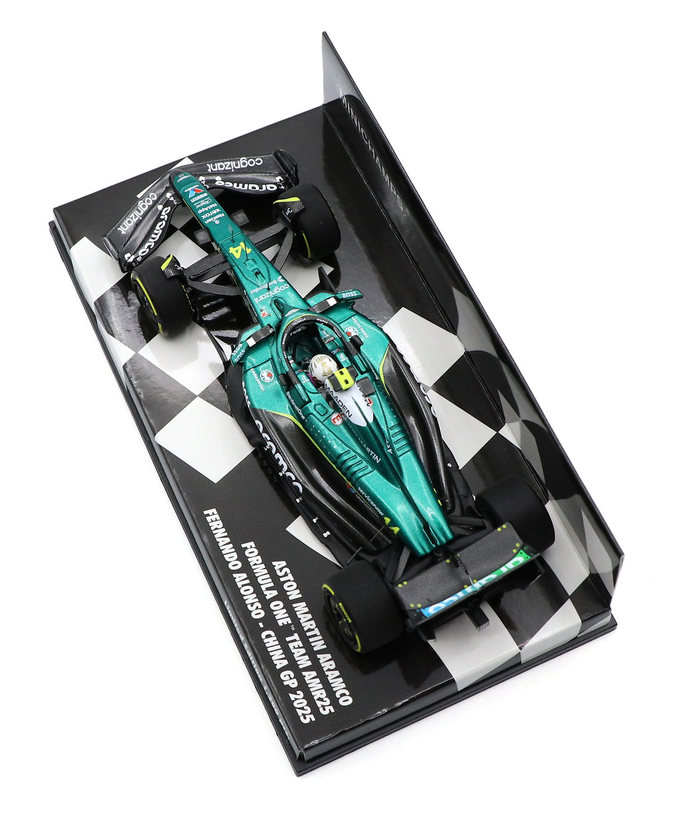 ミニチャンプス 1/43スケール アストンマーチン アラムコ F1 チーム AMR25 フェルナンド・アロンソ 2025年 中国GP /25f1m拡大画像