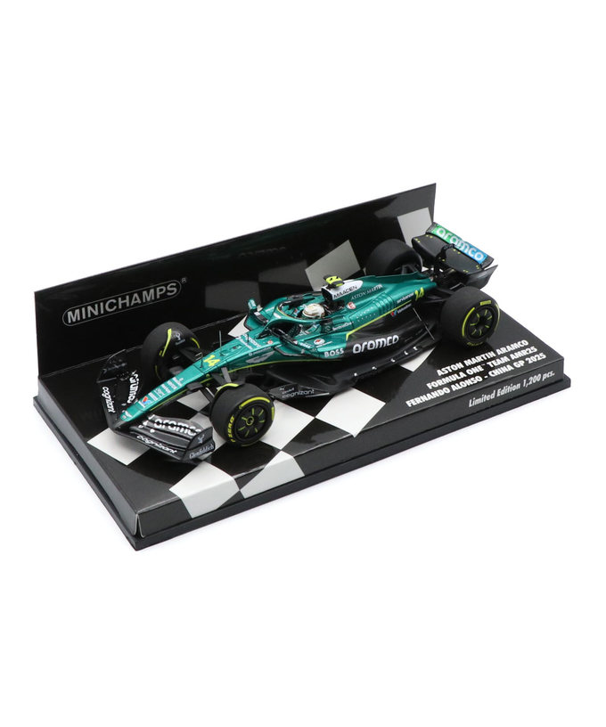 ミニチャンプス 1/43スケール アストンマーチン アラムコ F1 チーム AMR25 フェルナンド・アロンソ 2025年 中国GP /25f1m拡大画像