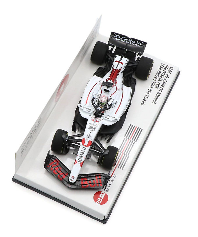ミニチャンプス 1/43スケール オラクル レッドブル レーシング ホンダ RB21 マックス・フェルスタッペン 2025年 日本GP 優勝 /25f1m/25jp拡大画像