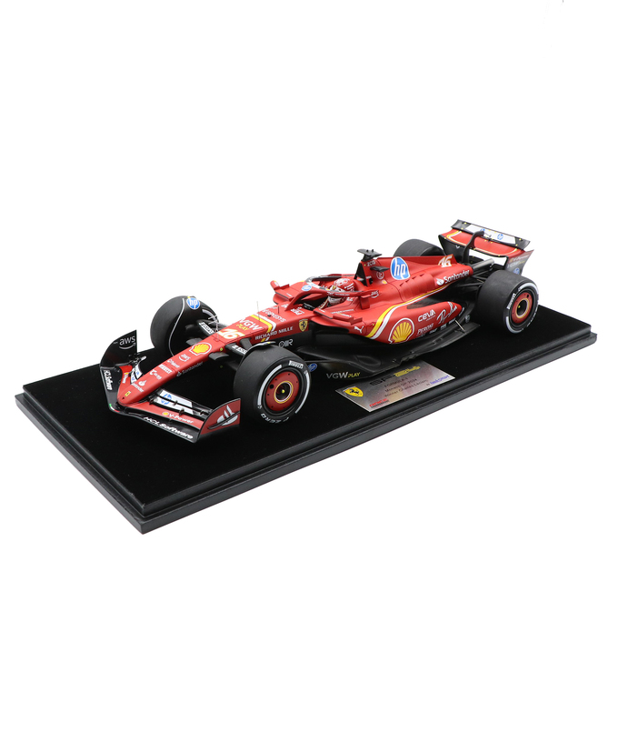ルックスマート 1/18スケール フェラーリ SF-24 シャルル・ルクレール 2024年 モナコGP 優勝 /24f1m拡大画像