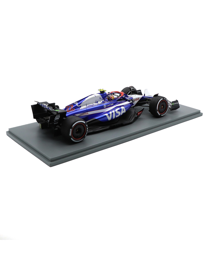 スパーク 1/18スケール VISA CASH APP RB F1 ホンダ VCARB 01 角田裕毅 2024年 サウジアラビアGP /24f1m拡大画像