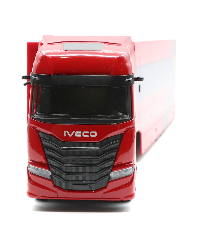 ブラゴ 1/43スケール スクーデリア フェラーリ IVECO S-WAY 570 トランスポーター / SF24 シャルル・ルクレール セット拡大画像