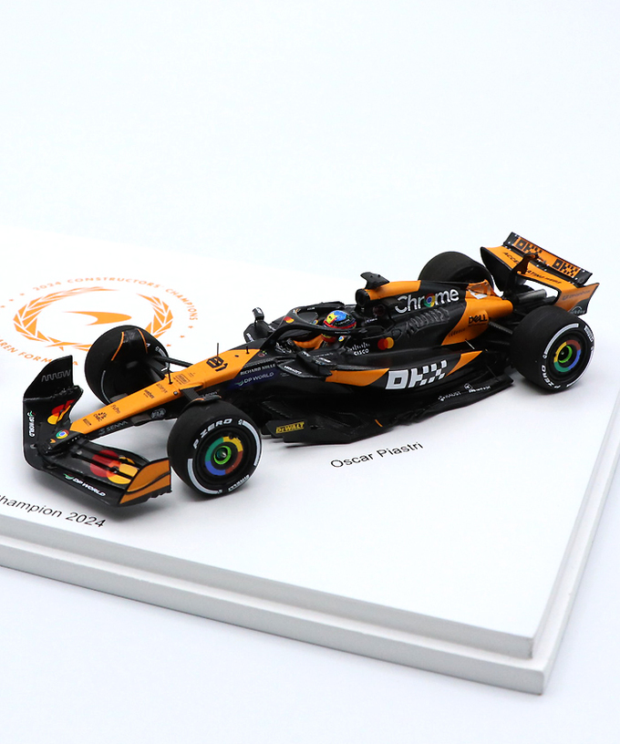 スパーク 1/43スケール マクラーレン F1 チーム MCL38 ノリス＆ピアストリ 2024年 コンストラクターチャンピオン セット /24f1m拡大画像