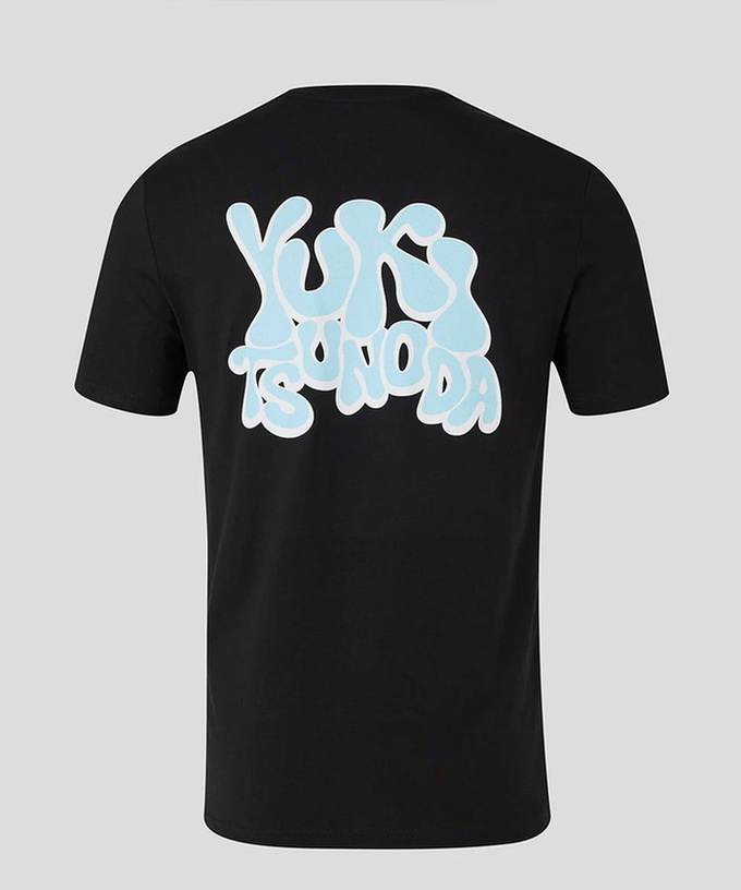 角田裕毅 オラクル レッドブル レーシング YUKI WAVE グラフィック Tシャツ ブラック /FN-W/ARB 拡大画像