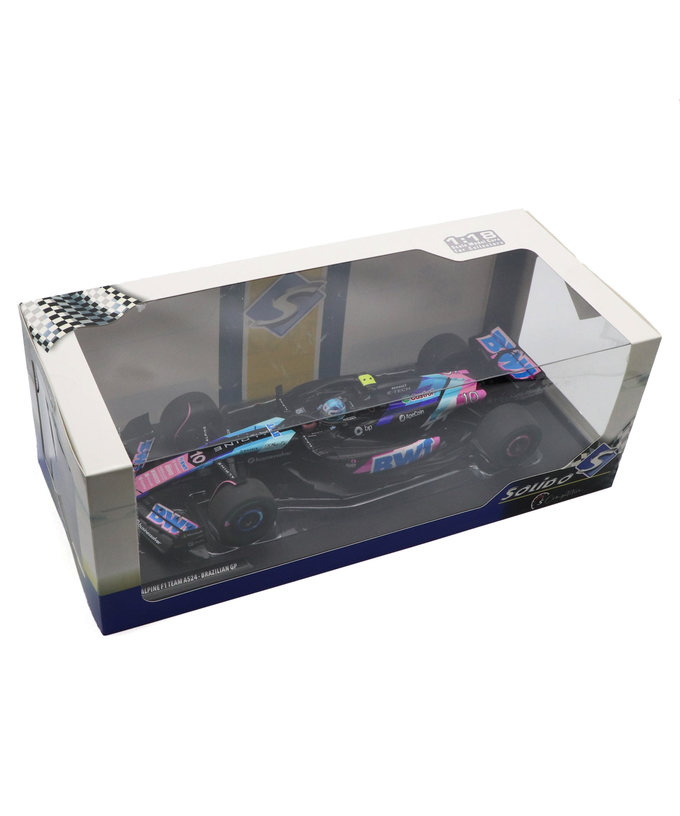 ソリド 1/18スケール アルピーヌ F1 チーム A524 ピエール・ガスリー 2024年 ブラジルGP拡大画像