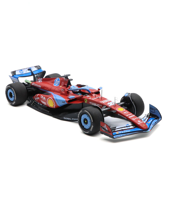 BBR x ミニチャンプス 1/18スケール フェラーリ SF24 シャルル・ルクレール 2024年 マイアミGP 拡大画像