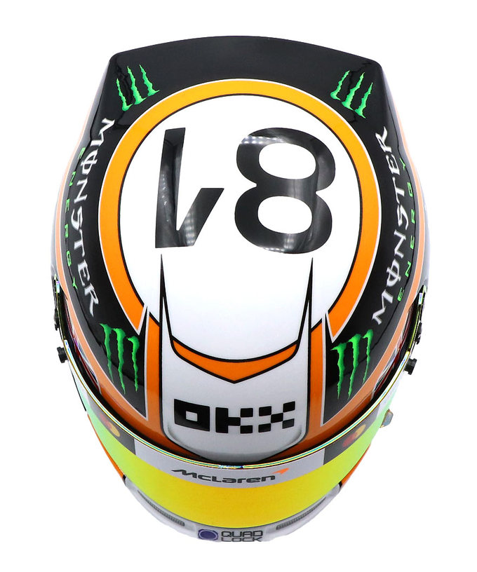 BELL 1/2スケール オスカー・ピアストリ 2025年 モナコGP マクラーレン ヘルメット拡大画像