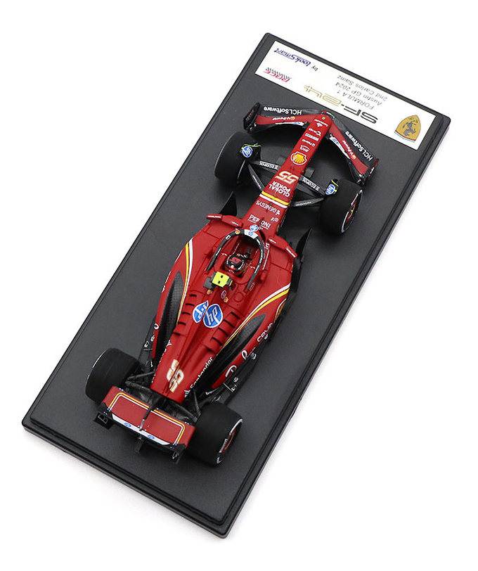 ルックスマート 1/43スケール フェラーリ SF24 カルロス・サインツ 2024年 オースティンGP 2位入賞 /24f1m拡大画像