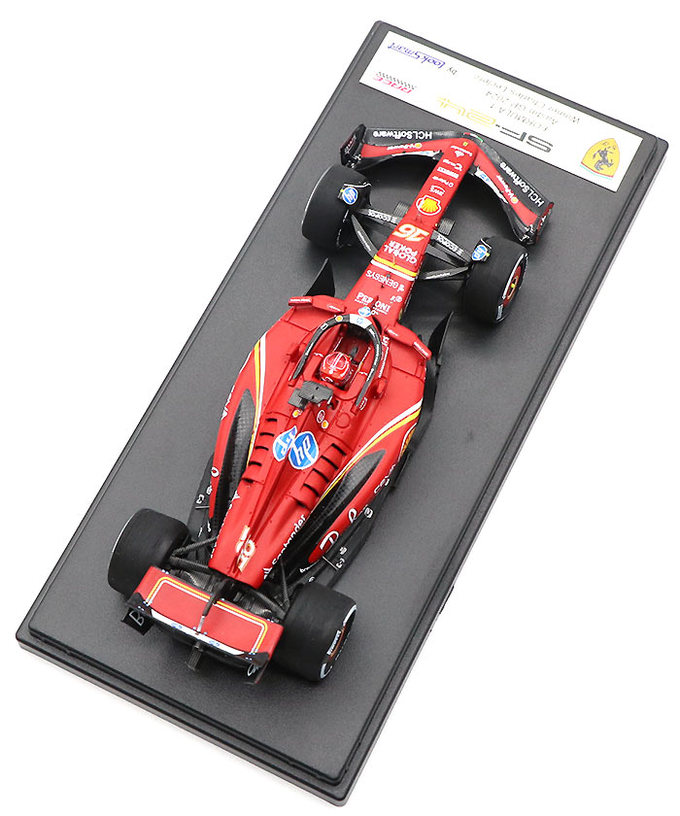 ルックスマート 1/43スケール フェラーリ SF24 シャルル・ルクレール 2024年 オースティンGP 優勝 /24f1m拡大画像