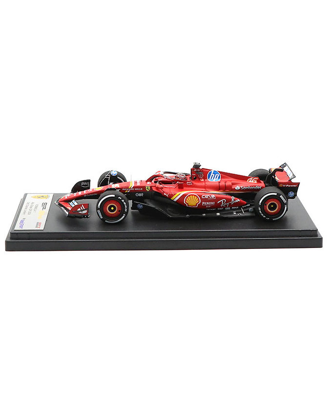 ルックスマート 1/43スケール フェラーリ SF24 シャルル・ルクレール 2024年 アブダビGP 3位入賞 /24f1m拡大画像