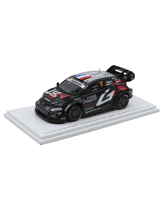 スパーク 1/43スケール トヨタ GR ヤリス ラリー1 ハイブリッド TOYOTA GAZOO Racing WRT 17号車 セバスチャン・オジエ / ヴァンサン・ロンデ 2025年 WRC モンテカルロ ラリー 優勝 /TGR_WRC拡大画像