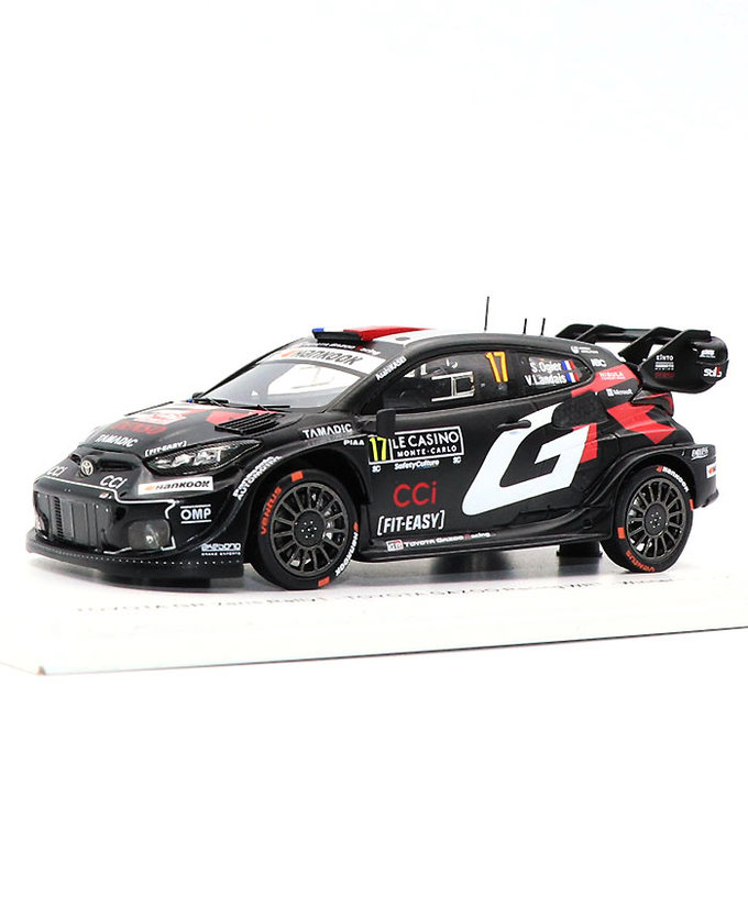 スパーク 1/43スケール トヨタ GR ヤリス ラリー1 ハイブリッド TOYOTA GAZOO Racing WRT 17号車 セバスチャン・オジエ / ヴァンサン・ロンデ 2025年 WRC モンテカルロ ラリー 優勝 /TGR_WRC拡大画像