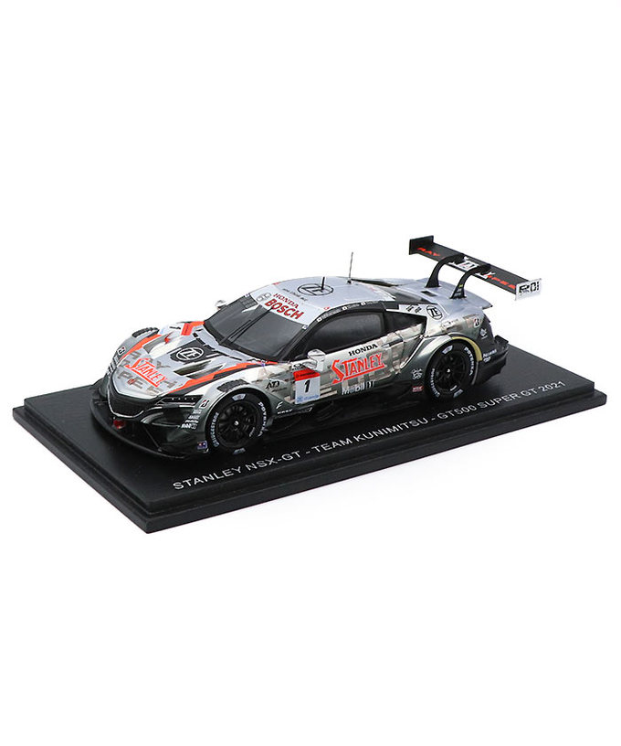 スパーク 1/43スケール STANLEY NSX-GT TEAM KUNIMITSU No.1 山本尚貴 / 牧野任祐 GT500 スーパーGT 2021年拡大画像