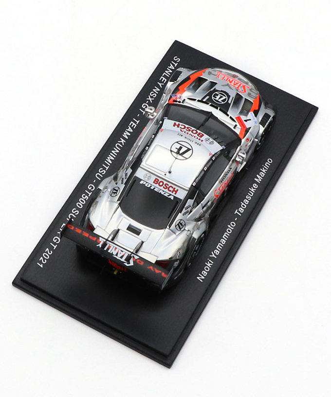 スパーク 1/43スケール STANLEY NSX-GT TEAM KUNIMITSU No.1 山本尚貴 / 牧野任祐 GT500 スーパーGT 2021年拡大画像