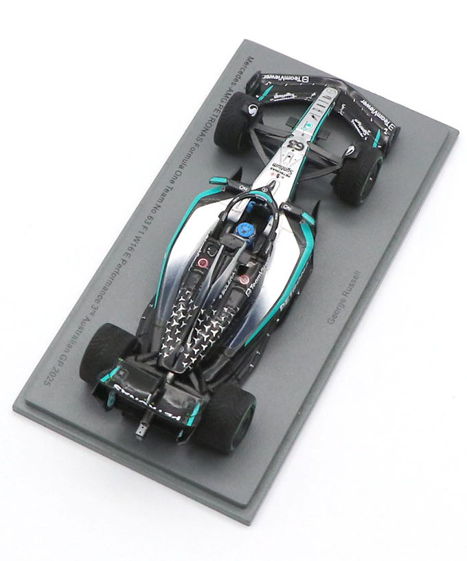 スパーク 1/43スケール メルセデスAMG ペトロナス F1 W16 Eパフォーマンス ジョージ・ラッセル 2025年 オーストラリアGP 3位入賞 /25f1m拡大画像