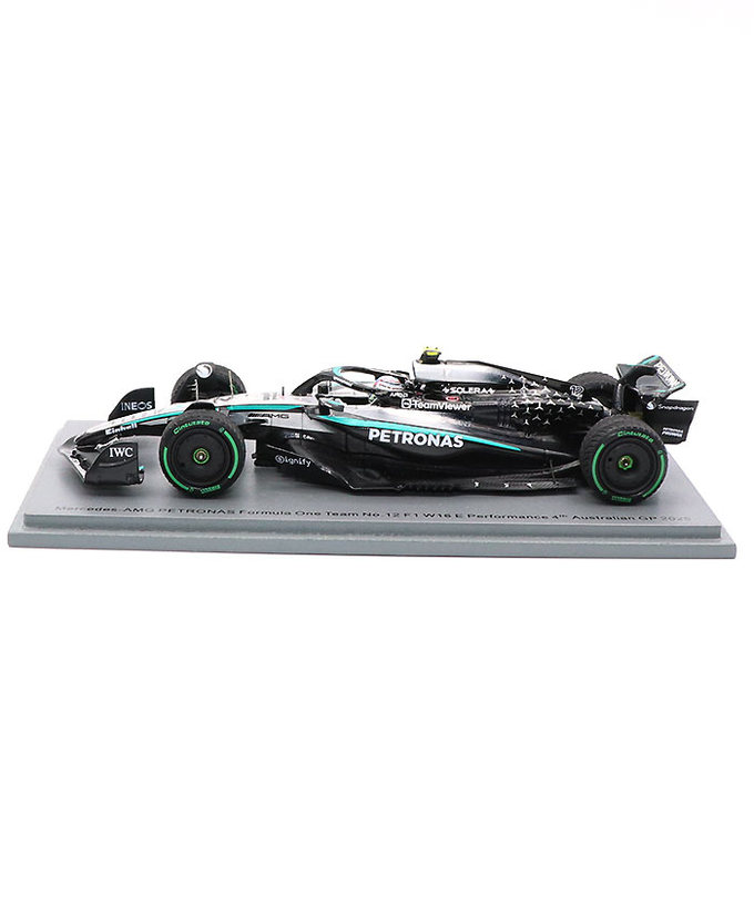 スパーク 1/43スケール メルセデスAMG ペトロナス F1 W16 Eパフォーマンス キミ・アントネッリ 2025年 オーストラリアGP 4位入賞 /25f1m拡大画像