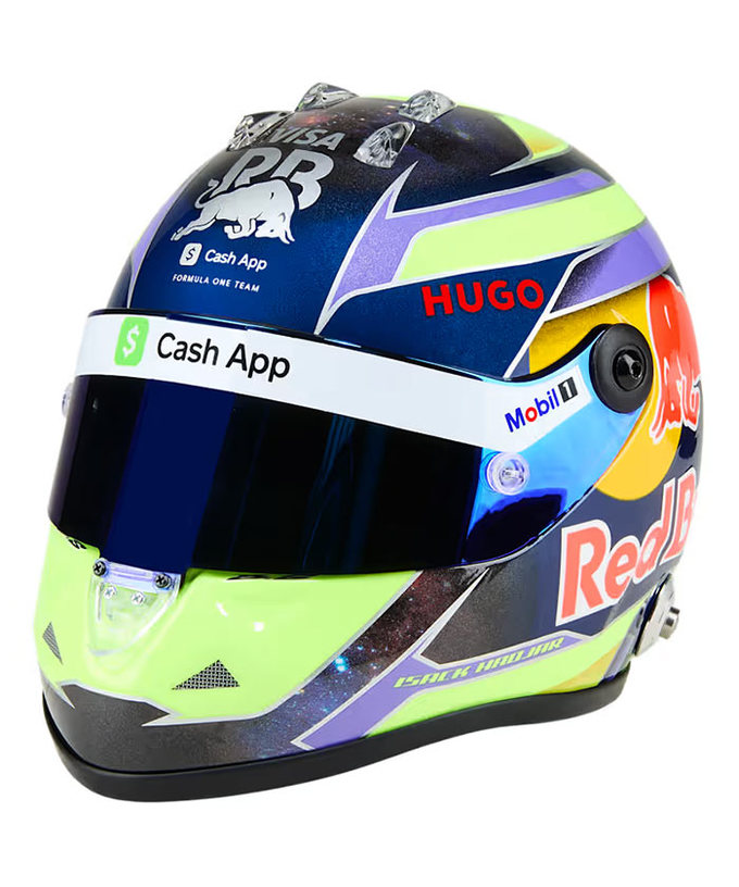 シューベルト 1/2スケール アイザック・ハジャー 2025年 VISA CASH APP RB F1 チーム ヘルメット 拡大画像