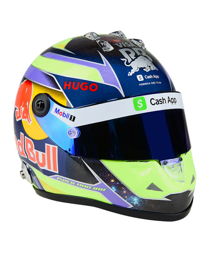 シューベルト 1/2スケール アイザック・ハジャー 2025年 VISA CASH APP RB F1 チーム ヘルメット 拡大画像