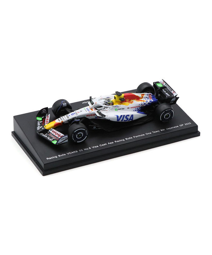スパーク 1/64スケール VISA CASH APP RB F1 ホンダ VCARB 02 アイザック・ハジャー 2025年 日本GP 8位 /25f1m/25jp拡大画像