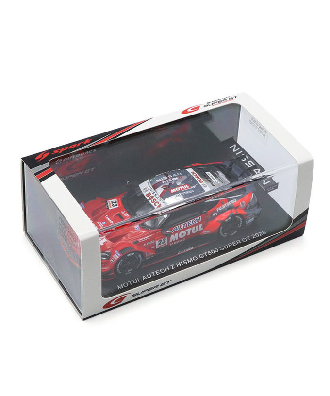 スパーク 1/43スケール MOTUL AUTECH Z NISMO No.23 千代勝正 / 高星明誠 GT500 スーパーGT 2025年 拡大画像