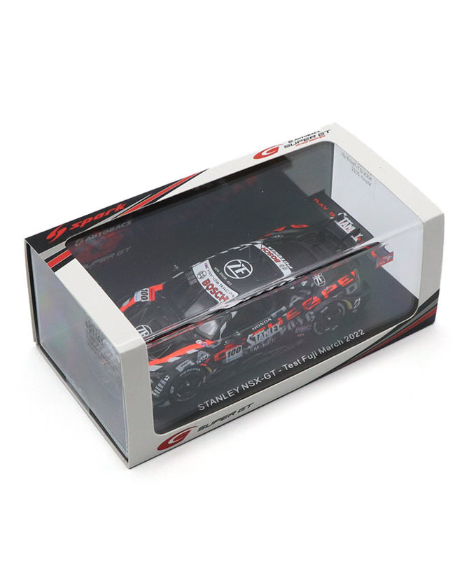 スパーク 1/43スケール STANLEY NSX-GT No.100 Test Fuji March 2022年 拡大画像