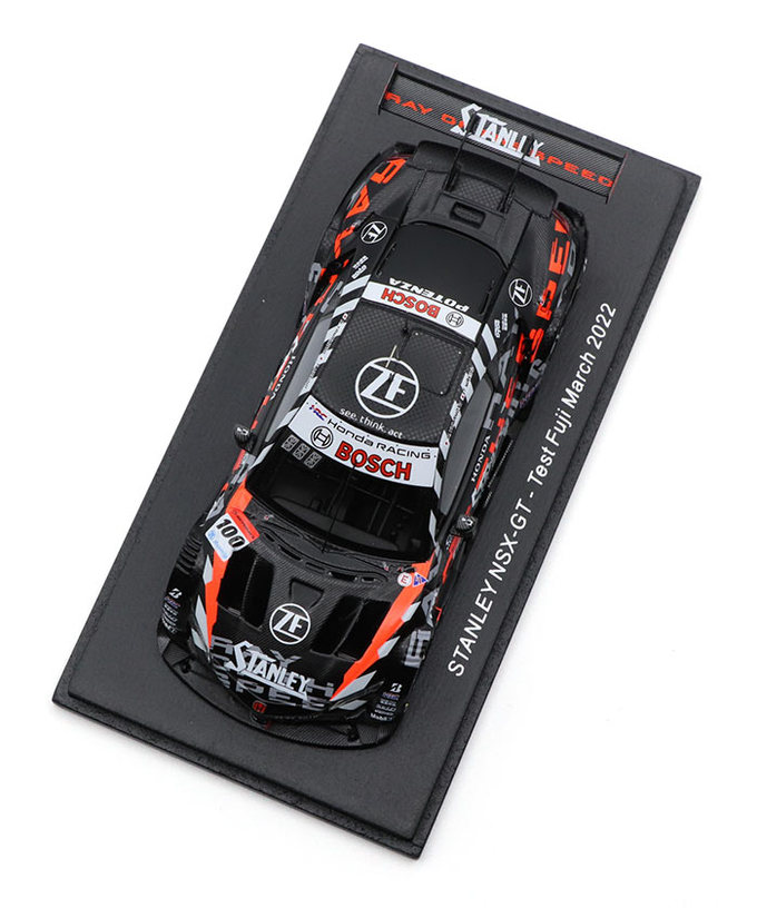 スパーク 1/43スケール STANLEY NSX-GT No.100 Test Fuji March 2022年 拡大画像