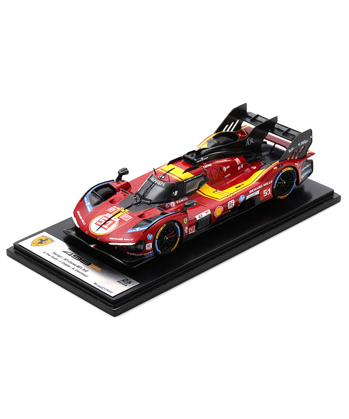 ルックスマート 1/43スケール フェラーリ 499P No.51 AF CORSE 2025年 ルマン24時間レース 3位入賞拡大画像