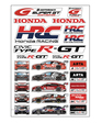 HRC Honda RACING x スーパーGT参戦チームコラボ ステッカーセット