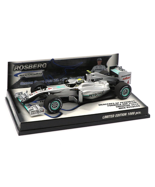 【海外並行品】ミニチャンプス ホッケンハイム別注 1/43スケール メルセデス GP ペトロナス F1 2010年ショーカー ニコ・ロズベルグ