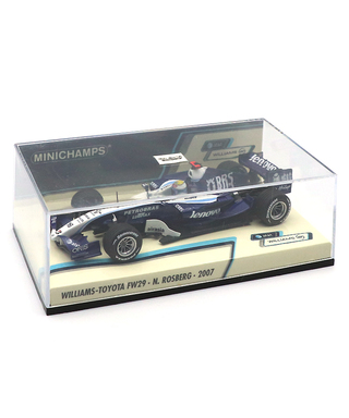 【海外並行品】ミニチャンプス 1/43スケール ウィリアムズ トヨタ FW29 ニコ・ロズベルグ 2007年