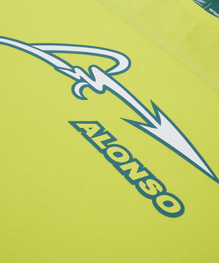 アストンマーチン アラムコ コグ二ザント F1 チーム フェルナンド・アロンソ KIMOA ライフスタイル ヒートバンドTシャツ イエロー