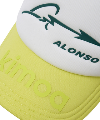 アストンマーチン アラムコ コグ二ザント F1 チーム フェルナンド・アロンソ KIMOA ライフスタイル トリコロール トラッカーキャップ