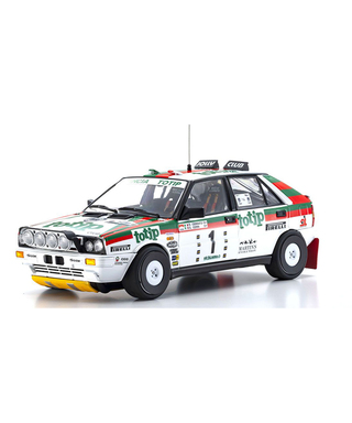 【30%オフセール】京商 1/18スケール ランチア デルタ HF 4WD No.1 チームランチア トティップ 1987年 タルガ・フローリオ /msl