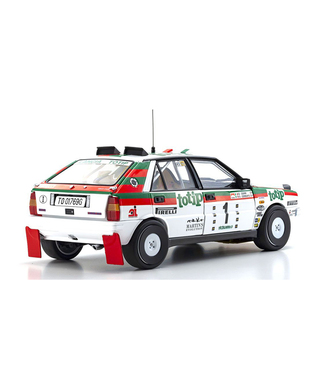 【30%オフセール】京商 1/18スケール ランチア デルタ HF 4WD No.1 チームランチア トティップ 1987年 タルガ・フローリオ /msl