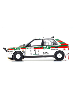 【30%オフセール】京商 1/18スケール ランチア デルタ HF 4WD No.1 チームランチア トティップ 1987年 タルガ・フローリオ /msl