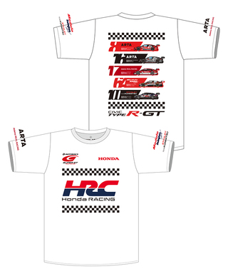 HRC Honda RACING x スーパーGT参戦チーム コラボ Tシャツ 2024