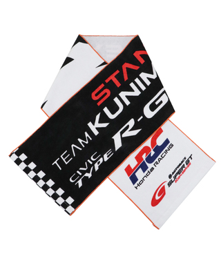 【50%オフセール】HRC Honda RACING x スーパーGT参戦チーム コラボ TEAM KUNIMITSU タオルマフラー