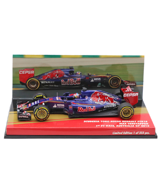 CKモデルカーズ 別注 ミニチャンプス 1/43スケール スクーデリア トロロッソ ルノー STR10 マックス・フェルスタッペン 2015 オーストラリアGP F1初レース