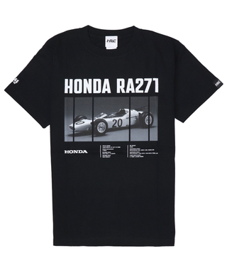 【30%オフセール】ホンダ F1参戦 60周年記念 HONDA RA271 Tシャツ #2 ブラック