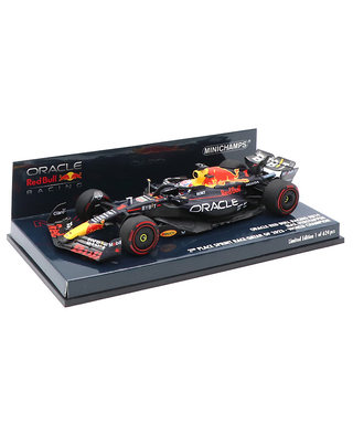 ミニチャンプス 1/43スケール オラクル レッドブル レーシング ホンダ RB19 マックス・フェルスタッペン 2023年 カタールGP スプリントレース 2位入賞ワールドチャンピオン/ARB/23f1m