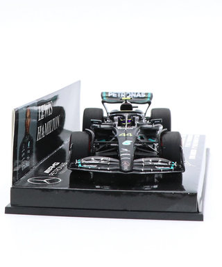 ミニチャンプス 1/43スケール メルセデス AMG ペトロナス F1 W14 E パフォーマンス ルイス・ハミルトン 2023年 スペインGP 2位入賞 /23f1m