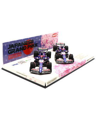 【購入数制限有/おひとり様1台まで】京商別注 ミニチャンプス 1/43スケール VISA CASH APP RB F1 ホンダ VCARB 01 角田裕毅 & 岩佐歩夢 2024年 日本GP 2台セット